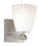 Forecast Lighting F434536 Daybreak 1 Light Wall Sconce, Satin Nickel