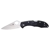 Spyderco Delica 4 Black FRN with Plain Edge