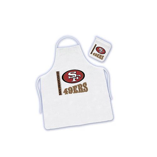 San Francisco 49ers NFL Tailgate Apron & Mitt Set