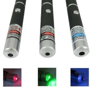 Green/Red/Blue Beam Laser Pointer Combo 3 Laser Light Pens 1mw 532nm 650nm 405nm Triple Colors Astronomy Powerful