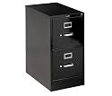 2 Drawer File Cabinet - Black
