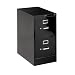 2 Drawer File Cabinet - Black