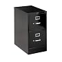 2 Drawer File Cabinet - Black