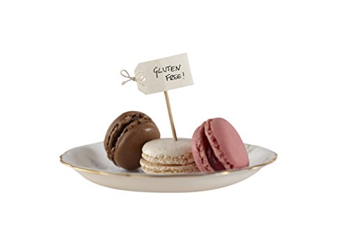 Ginger Ray Wedding or Party Vintage Write your Own Cupcake Sticks/Toppers, Ivory