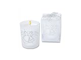 Silver Bells Glitter Candle - Baby Shower Gifts & Wedding Favors