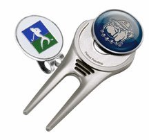 Georgetown Hoyas Divot Tool Hat Clip With Golf Ball Marker Of 2)