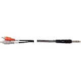 HOSA Stereo 1/4-Inch Phone - Two RCA 4m 13.2-Feet - Send/Return Insert Cables (Discontinued by Manufacturer)
