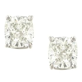 4.02ct tw Cushion Cut 4 prong Egl GH;VS1-SI1; 14Kw