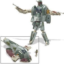 Childrens Toyshop  Toys : Star Wars Transformers Crossovers Boba Fett Slave I
