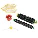 iRobot Roomba R3 500 series replacement brush kit (Bristle brush, Beater brush, Side brush with screw and brush cleaning tool - For Red or Green Cleaning Head)