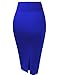 Womens Pencil Skirt for Office Wear KSK43584 1139 COBALTBLU L