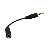 Malcom Distributors 2.5mm Male to 3.5mm Female Jack Stereo Adapter for Blackberry 8800 8820 8830 Pearl 8100 8100c Curve 8350i