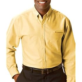 Buy Bill Blass Premium Adult Silicone-Washed Oxford - Yellow by A&E Designs