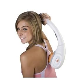Ht-1280 Swan Softouch Handheld Percussion Massager Handheld Massager Is Ergonomically Designed to Access All of the Hard-to-reach Areas of the Body Designed Specifically for People with Sore-muscle Pain, Tension or Stiffness