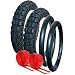 QUINNY BUZZ PUNCTURE PROTECTED TYRE AND TUBE SET OFF ROAD TREAD PATTERN