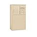 Salsbury Industries 3905D-03SFP, Sandstone Free Standing Horizontal 4C Mailbox