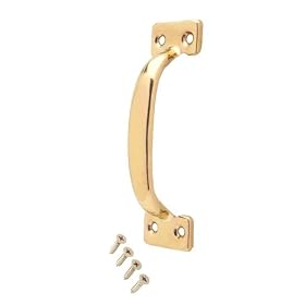 Crown Bolt 62054 5-3/4-Inch Door Pull, Satin Brass