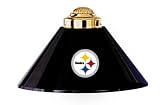 NFL Pittsburgh Steelers Three Shade Metal Swags Billiard Table Lamp