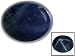APX 4.25CT 11X9MM OVAL COLOR ENHANCED BLUE STAR SAPPHIRE