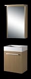 WD3848 Elite Oak Basin, Furniture and Mirror Set