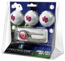 Dayton Flyers 3 Ball Golf Gift Pack With Kool Tool