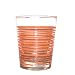 Fiesta Tangerine Stripe 14-ounce Glass Double Old Fashion