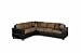 Amazon price tracker, Amazon price history charts, Bobkona Trenton 2-Piece Sectional Sofa with Accent Pillows, Saddle