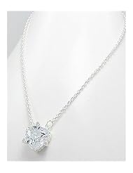 CZ Necklace In 92.5 Sterling Silver