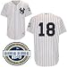 New York Yankees Authentic Johnny Damon Home Jersey w/2009 Inaugural Stadium Patch
