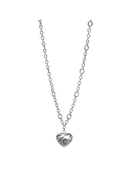 Stainless Steel Heart Shape ?Hope? Necklace