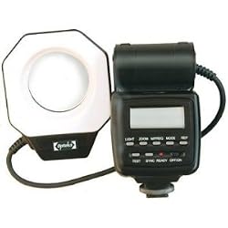 Opteka RL-500 eTTL AF Macro Ring Flash for Canon EOS 40D, 30D, 20D, 5D, and Digital Rebel XT, XTi, & XSi