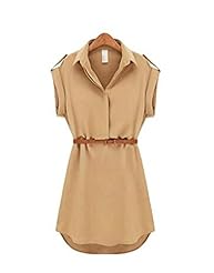 Chiffon Belted Summer 2014  Dress