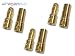 3 Pair of 3.5mm Gold Plated Bullet Connectors (3 Male + 3 Female)