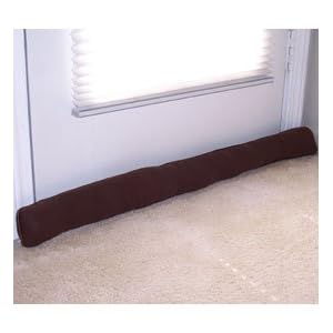 Door and Window Draft Stopper - Brown by Blue Ridge