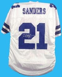 Deion Sanders Hand Signed Cowboys Jersey