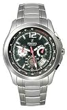 Festina Travelers Chrono Steel Bracelet Textured Black Dial Men's watch #F16291/3