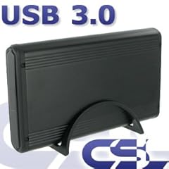 CSL - USB 3.0 Geh�use f�r 3,5" 8,89cm SATA Festplatten USB3.0 + abw�rtskompatibel
