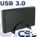 CSL - USB 3.0 Geh�use f�r 3,5" 8,89cm SATA Festplatten USB3.0 + abw�rtskompatibel