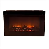 316M4h2PTKL. SL160  Fire Sense 6075X Wall Mounted Electric Fireplace Finish: Black