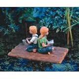 Boy and Girl on Raft