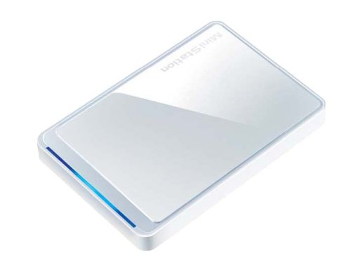 BUFFALO プレミアム&スリムボディ ポータブルHDD 640GB ホワイト HD-PCT640U2-WH