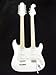 Zenison Double Neck Electric Guitar White 12 String & 6 String
