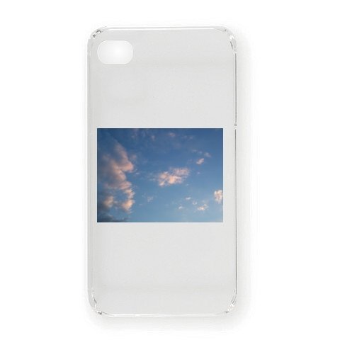 2012年7月16日に撮影した夕方の雲 iPhone4オリジナルケース(クリア)
