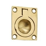 Rectangular Finger Pull Brass 1 1/2'