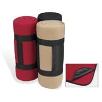 Fleece Blanket w/Waterproof Back (Tan )