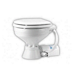 Jabsco 37010-1090 Marine Marine Electric Toilet (12-Volt, 25-Amp, Regular Size)