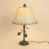 IMAGE OF Pine cone Decorative Table Desk Lamp-Rustic Lodge Cabin Decor