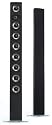 Athena WS-100 Wall-Mountable 3-Way Front/Center Speakers, Pair (Black)