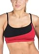 Color-blocked Cropped Cami Top