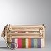 Coach Bonnie Linen Legacy Stripe Large Wristlet Case Bag for IPOD 42568